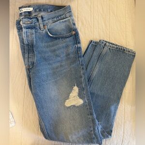 Men’s Zara Blue Distressed Jeans